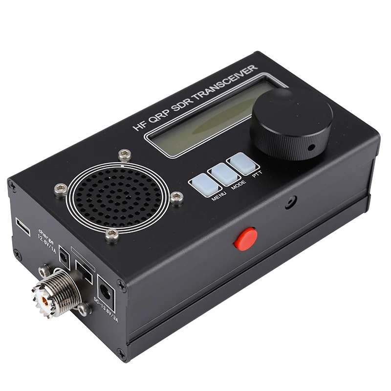 USDX QCX To SSB HF Transceiver QRP SDR Transceiver 8-Band 5W DSP SDR Radio Built-in Speaker Mic Battery