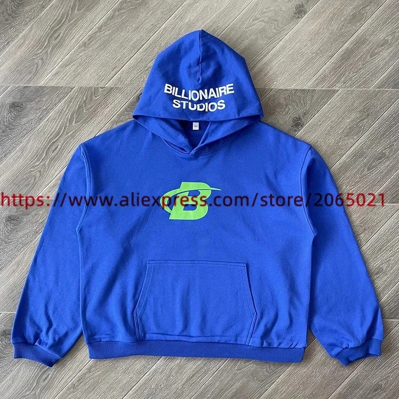 Red Blue Blutosatire Hoodie Men Women Best Quality Heavy Fabric Unisex Pullovers