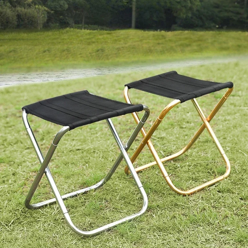 Outdoor Folding Chair Portable Ultra Light Folding Stool Fishing Chair Camping Backrest Chair Camping