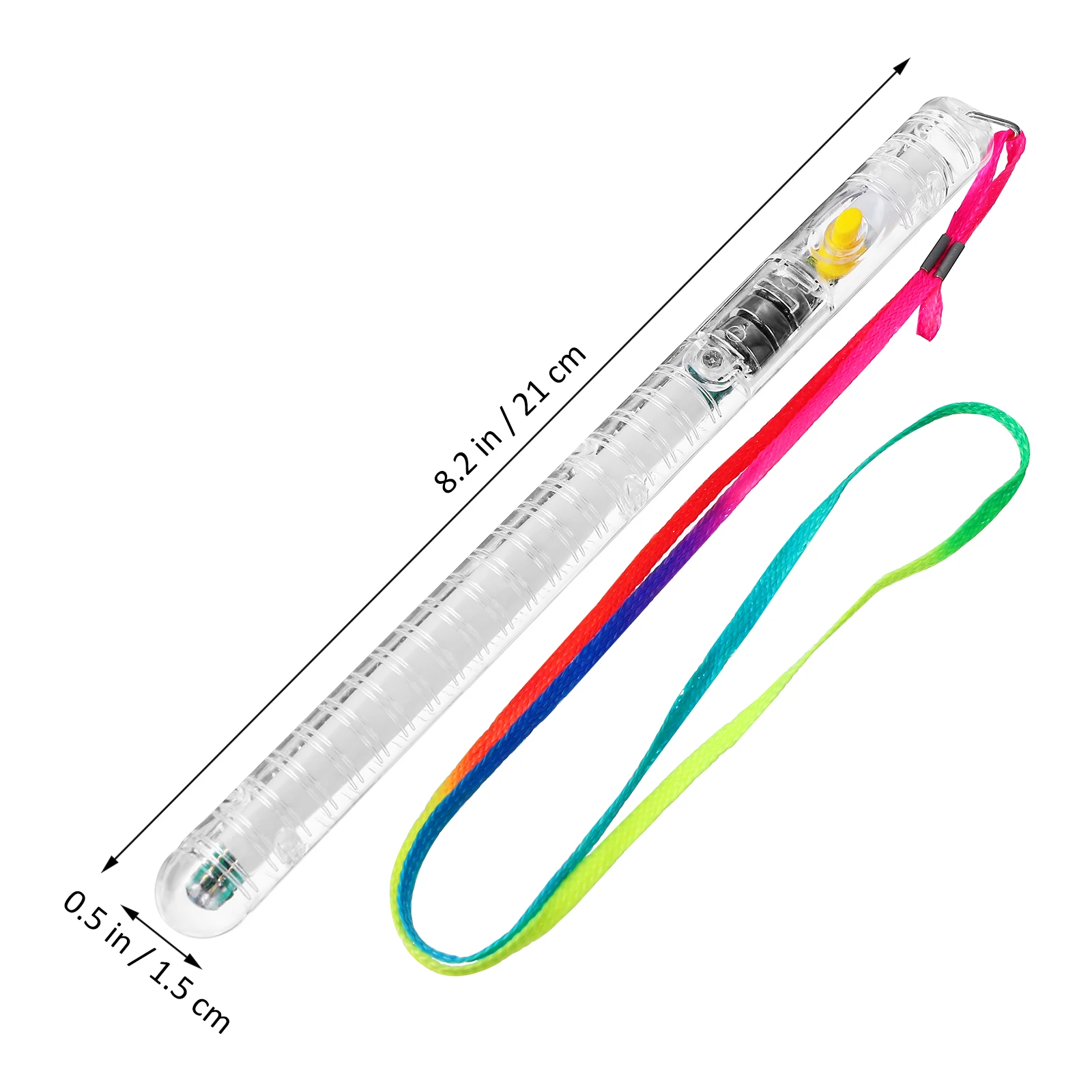 

12Pcs Multicolor Glow Sticks Flashing LED Wand Sticks Portable Light Up Wands for Concerts Parties Festivals Light Up Glow Wand