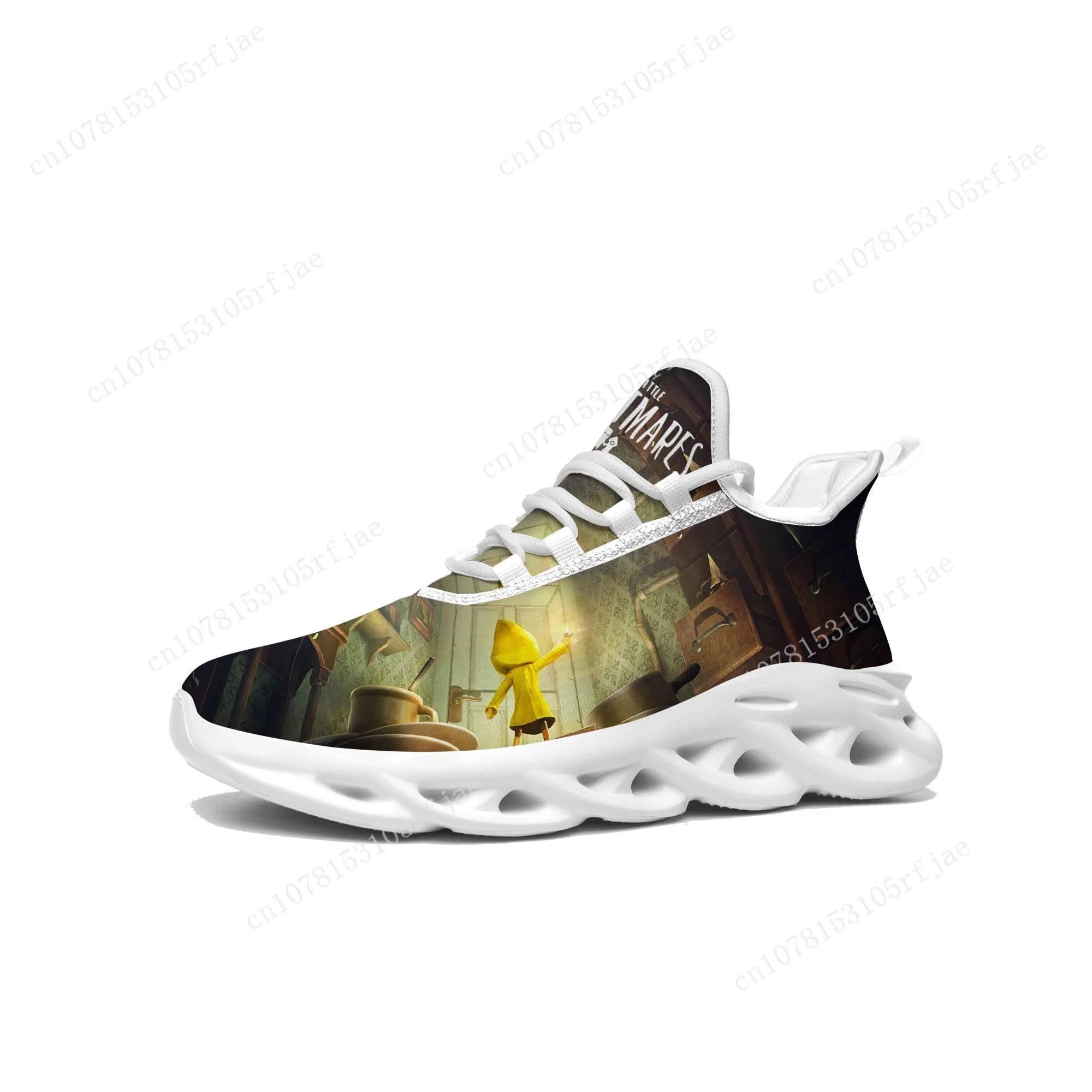 Game Little Nightmares Flats Sneakers Mens Womens Teenager Sports Running Shoes High Quality Custom Built Fashion Lace Up Shoe