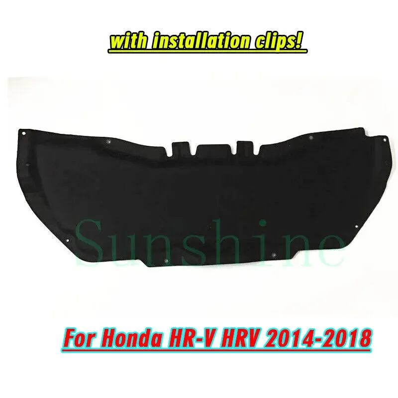 For Honda HR-V HRV 2014-2018 Front Cover Hood Insulation Pad Liner Heat Shield