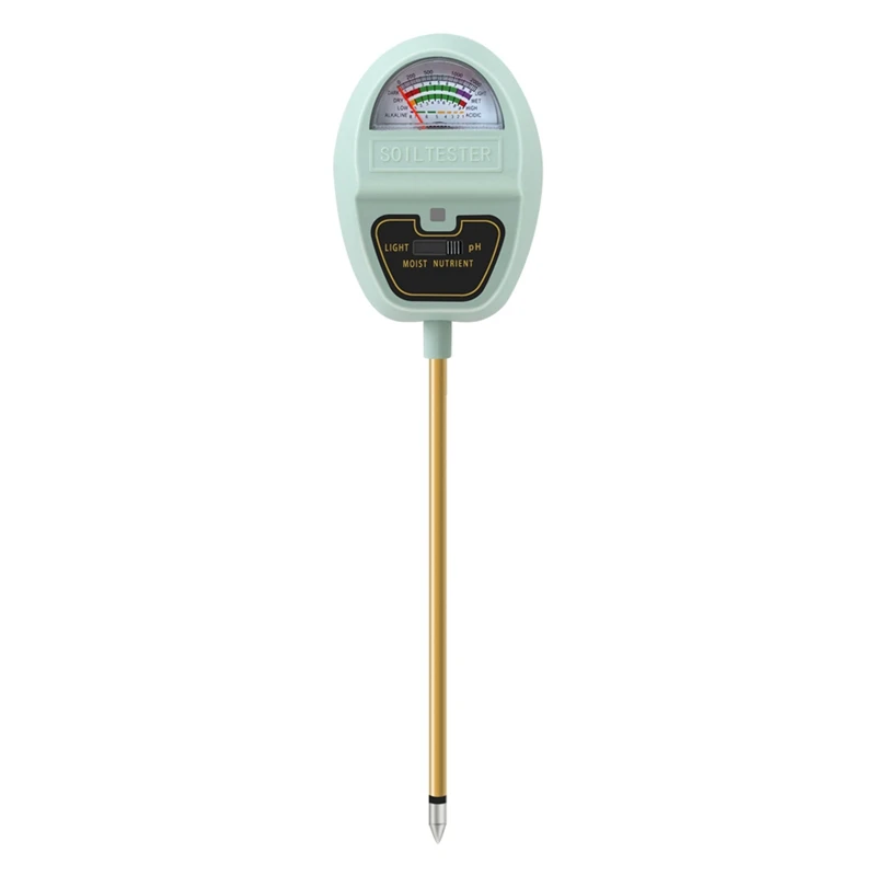 

2024 4-In-1 Soil Moisture Meter, Soil Moisture/Light/Nutrients/PH Meter For Gardening, Lawn, Farming, Outdoor Plants Use