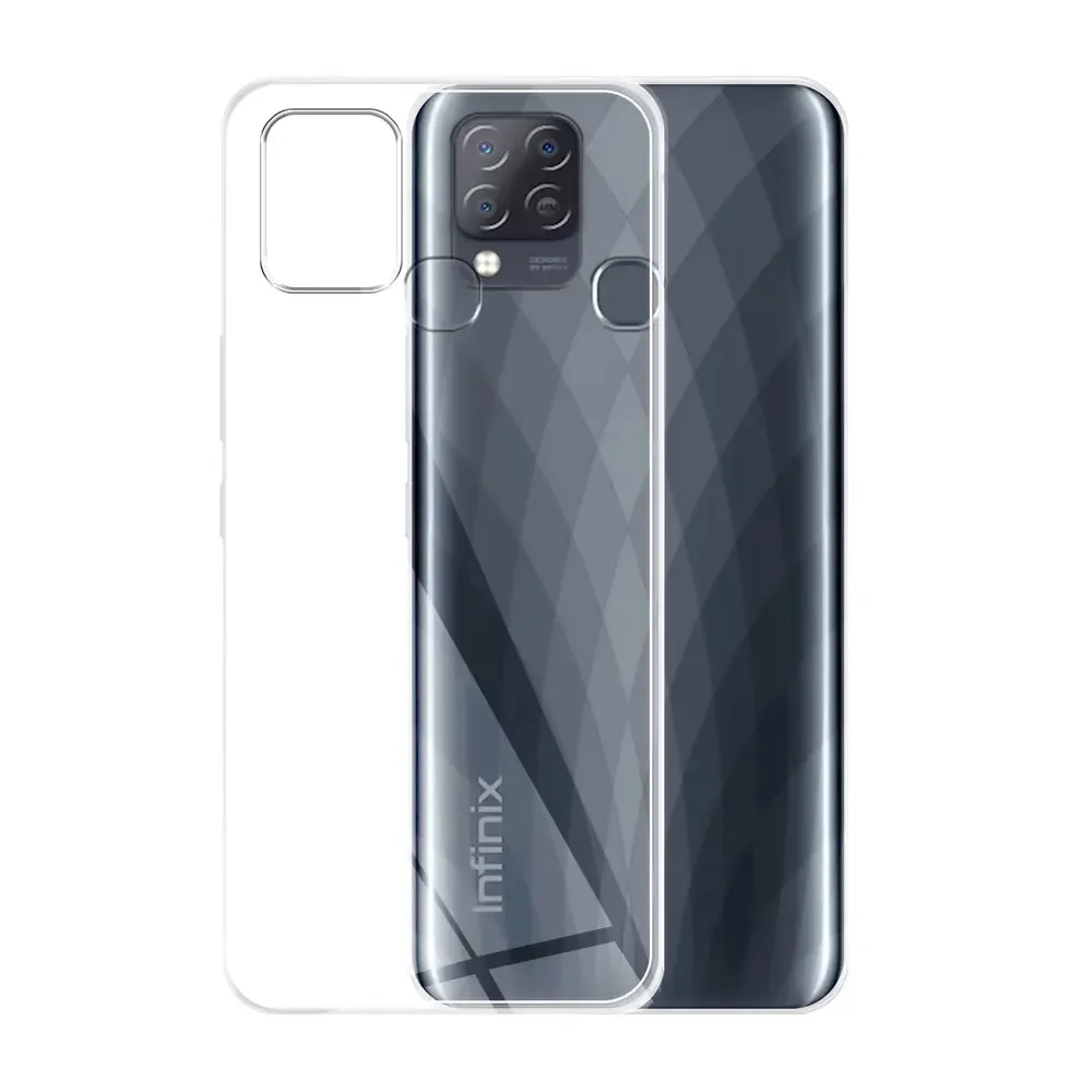 For Infinix Hot 10T /Hot 10S Case Clear Silicone Soft Phone Case or Infinix Hot 10S NFC Coque Infinix Hot 10 Lite /10 Play Funda