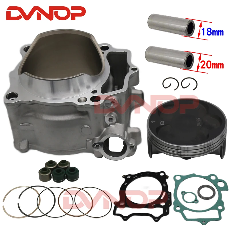 Motorcycle 95mm Engine Cylinder 450CC Kit Set Motor for Yamaha YZ450F WR450F YFZ450R YFZ450X 2S2-11311-00-00 Motoblock ATV Parts