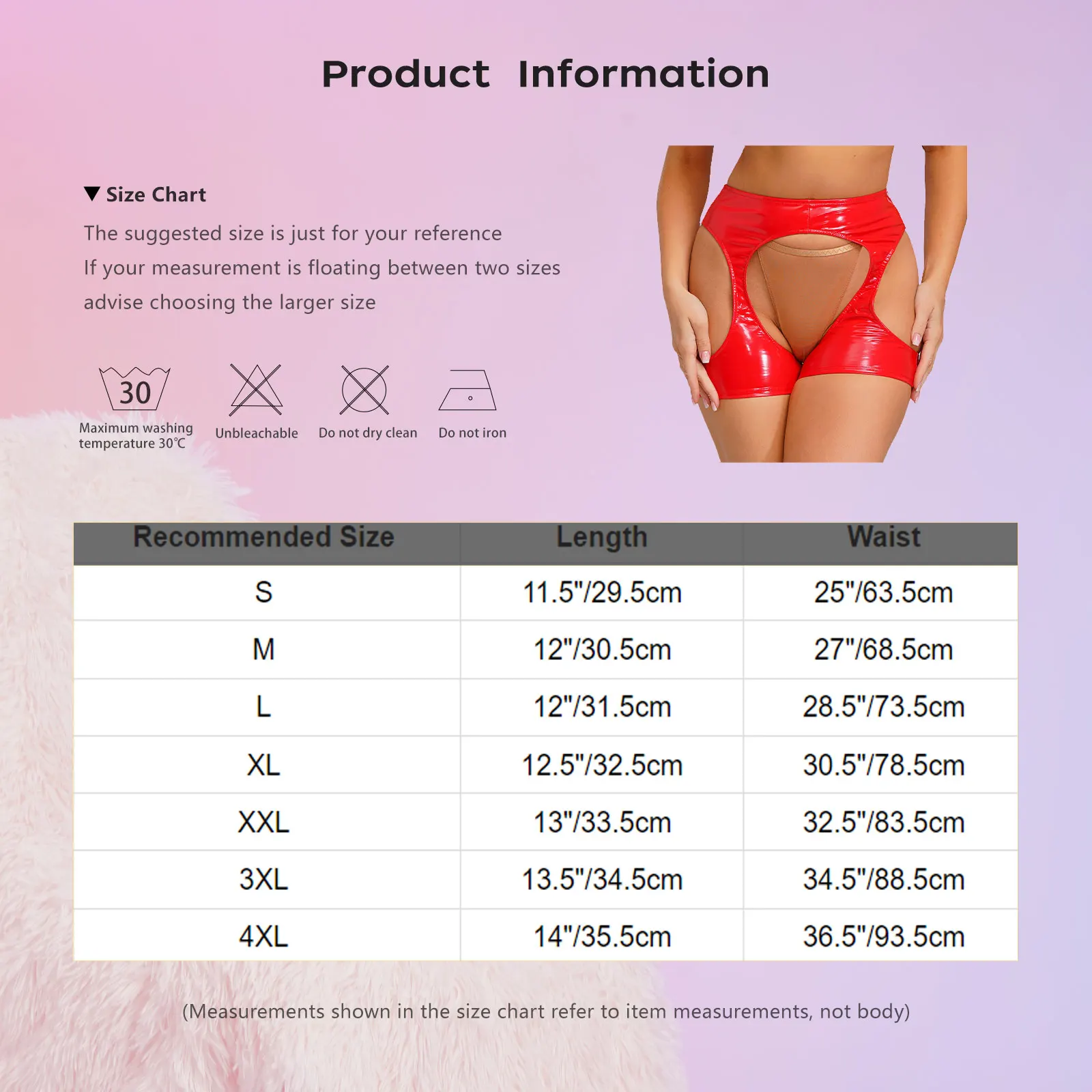الملابس الداخلية النسائية Crotchless براءات الاختراع والجلود سراويل اللاتكس الملابس الداخلية المثيرة مثير مفتوحة المنشعب الفخذ الجوف خارج Bodycon سراويل بوكسر