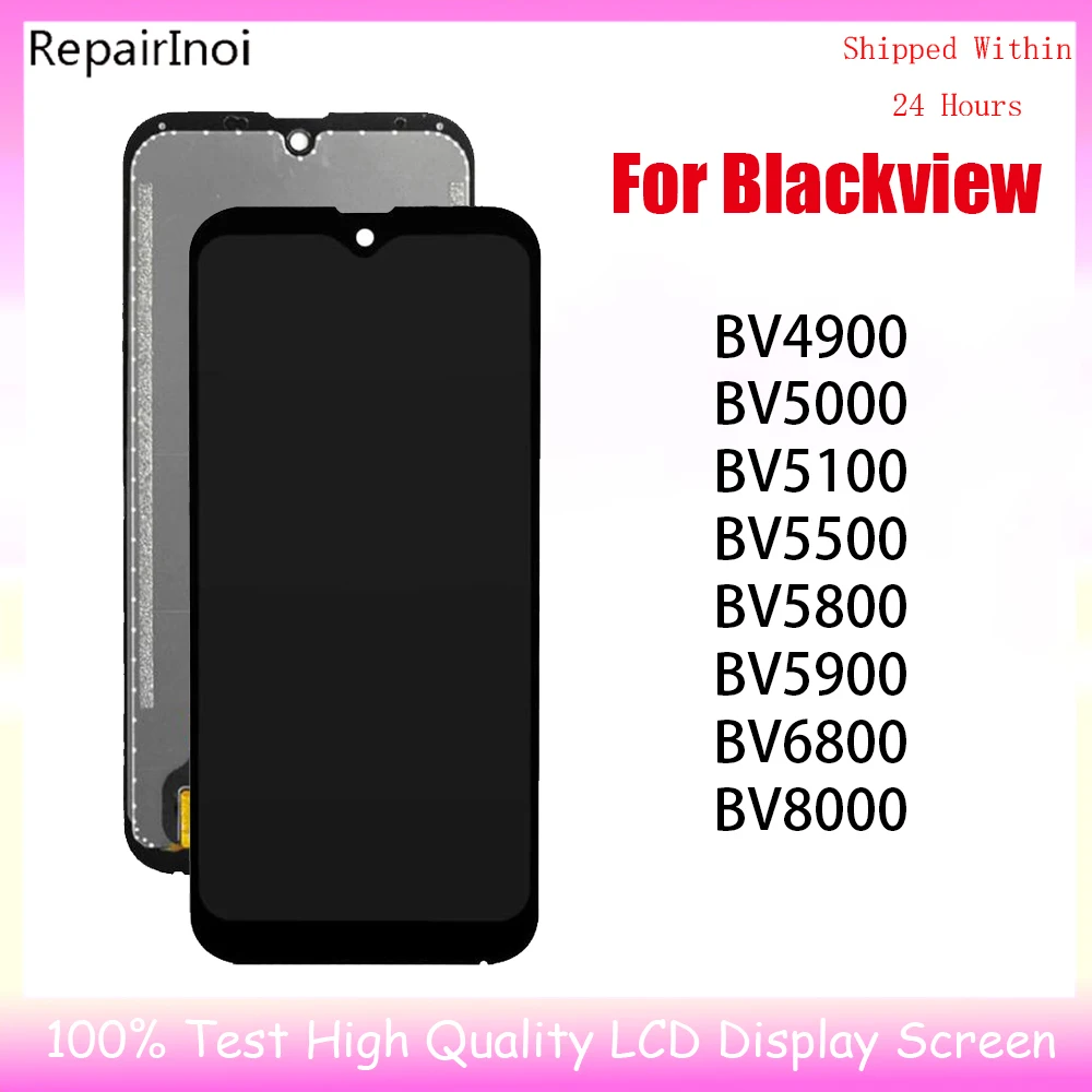 For Blackview BV4900 BV5000 BV5100 BV5500 BV5800 BV5900 BV8000 BV6800 Pro LCD Display Touch Screen Digitizer Assembly Part