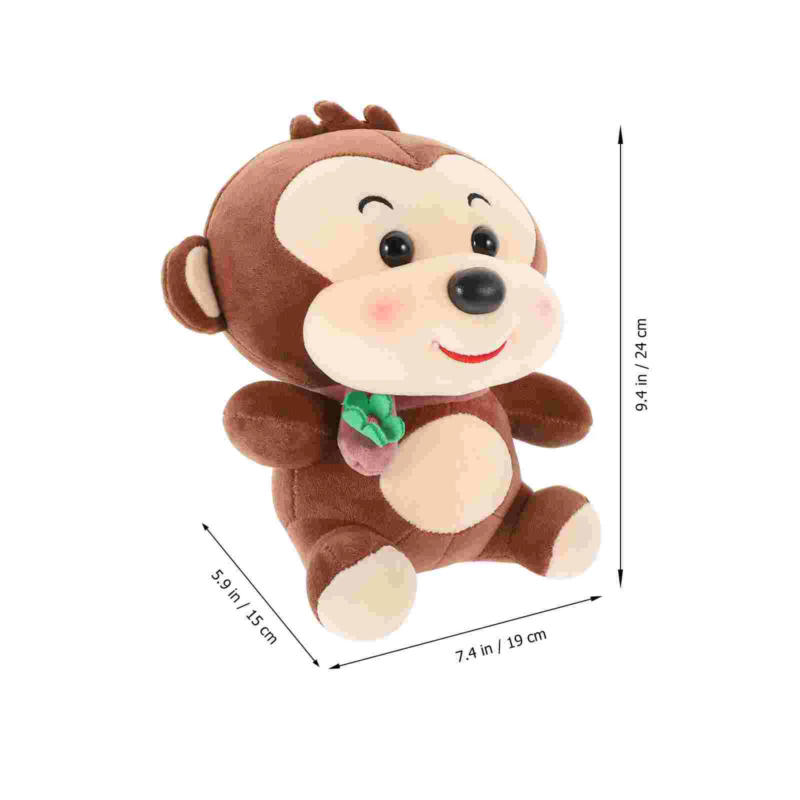 Plush Toy Stuffed Animal Monkey Simulation Dolls Toys Plaything Adorable Lovely