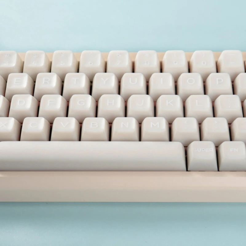 Copritasti in giada bianca a doppio scatto Copritasti da 142 tasti Copritasti PBT a due iniezioni colore