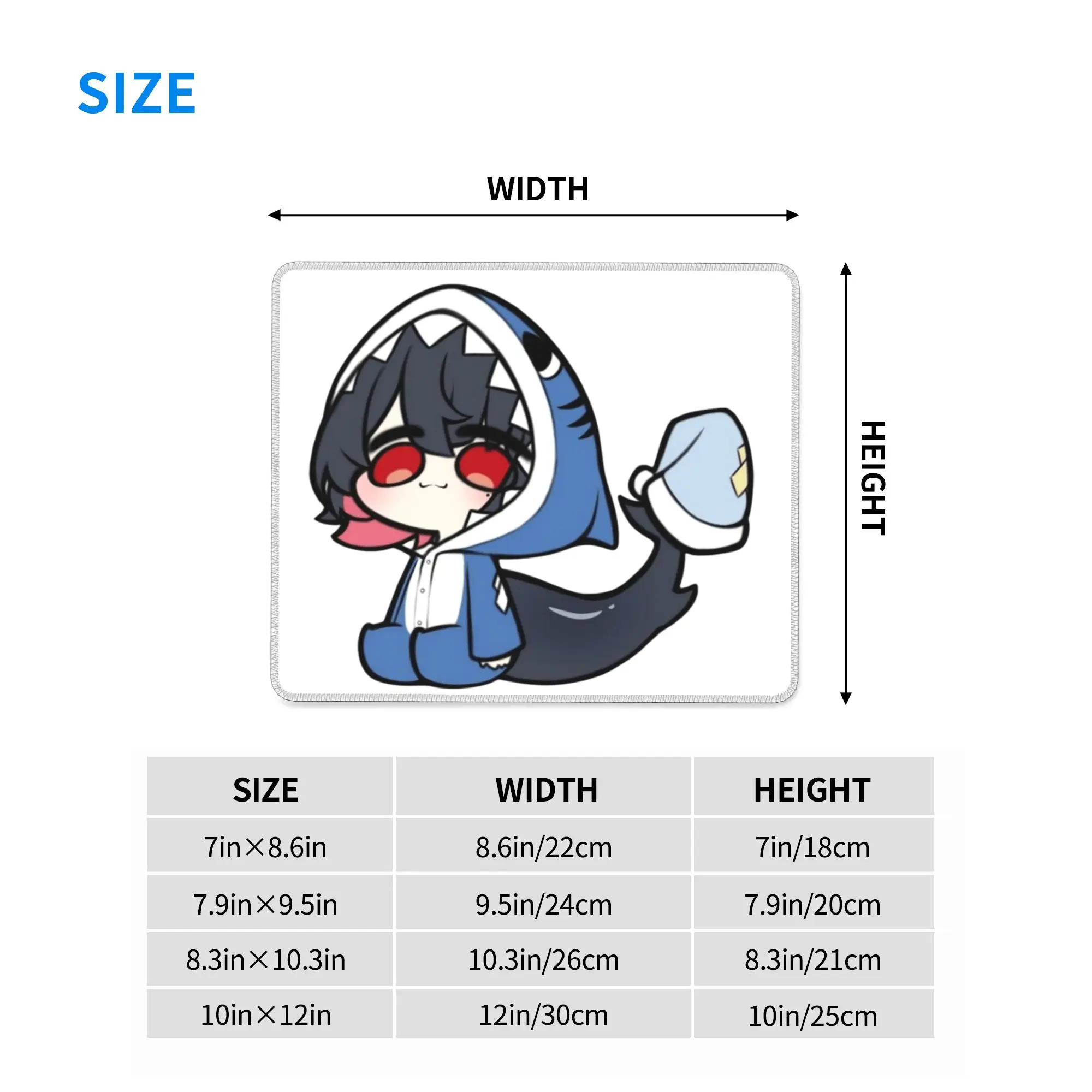 Anime Zenless Zone Zero Sleepy Ellen Joe Mouse Pad Computer Keyboard Mouse Mat Gamer PC Laptop Desk Mat  Accessories Table Mats