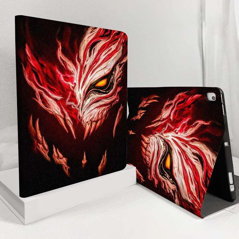 

Чехол для планшета с логотипом аниме Bleach Art для iPad Pro Air Mini 1 2 3 4 5 6 7 7th 8th 9th 10. 11th 10.2 9.7 10.5 10.9 11 12.9 13 дюймов
