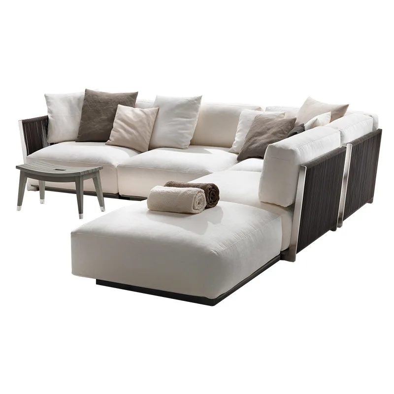 

Outdoor sofa courtyard villa leisure rattan combination