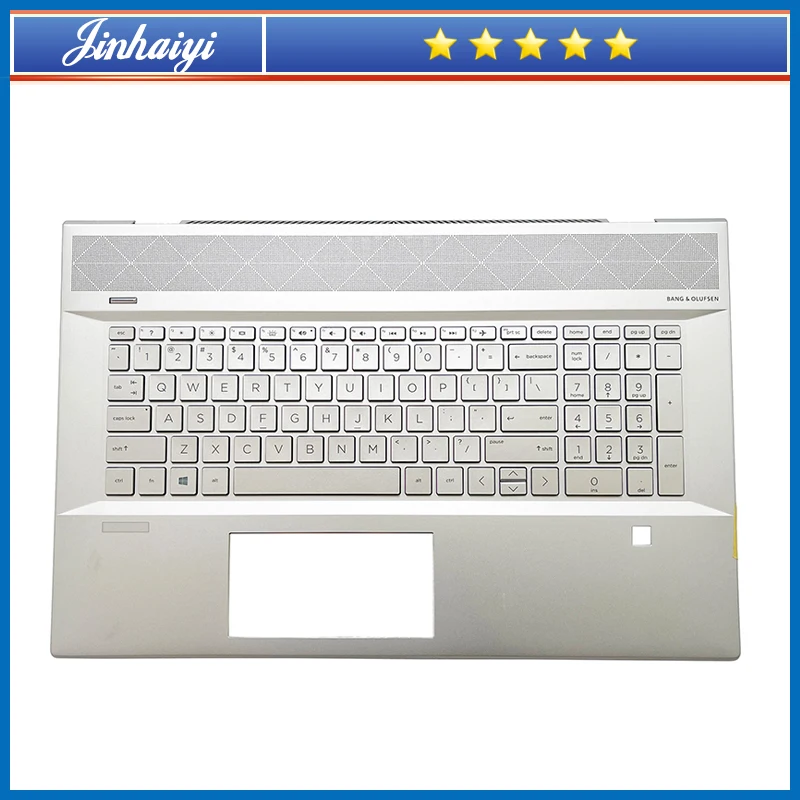 

For HP ENVY17 17-CE TPN-W145 17.3 inch palm rest case keyboard laptop upper cover shell L57592-001