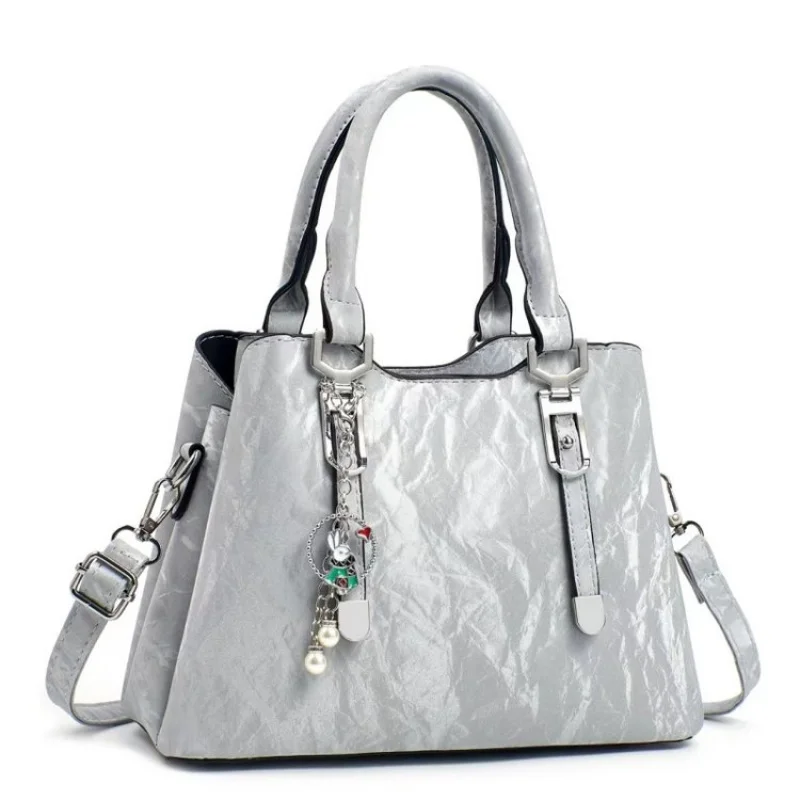 

Женская большая сумка из кожи с узором лилии и Париж. Высококачественная элегантная легкая мягкая повседневная изысканная сумка. ​