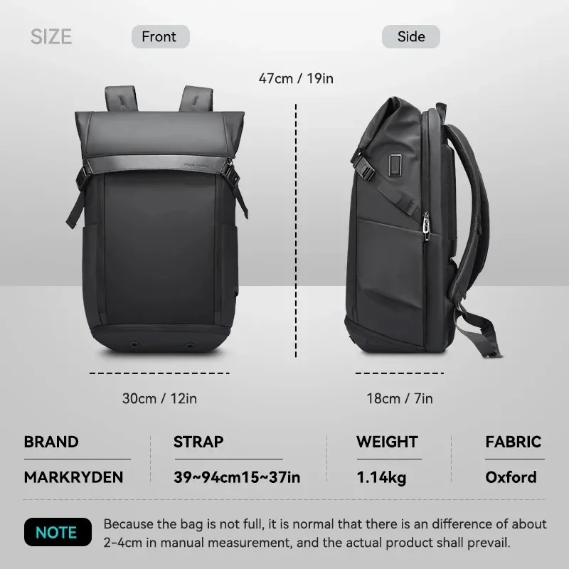 40L School Backpack For teenagers Large Capacity Exapandable Laptop Bag Waterproof Outdoor Travel Backpack W/USB Charging Port