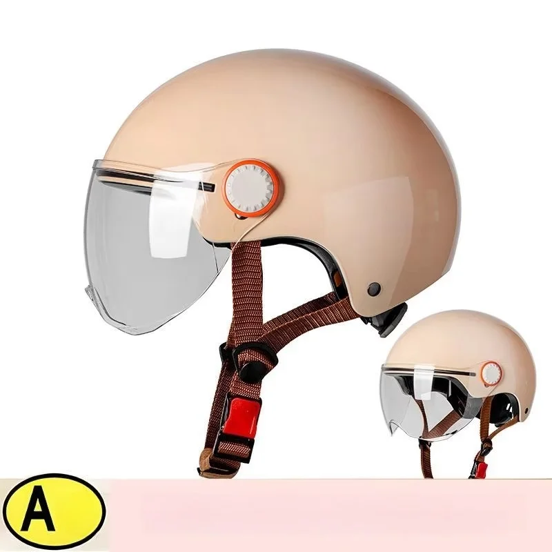 Retro Cocked Tail Motorcycle Helmet for Men and Women Four Seasons Prince Cruise Helmet Riding Personality Half Helmet 4