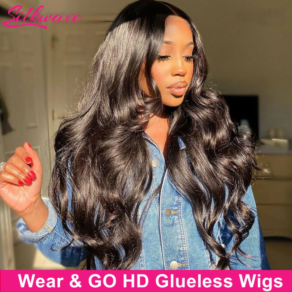 

30 Inch Wear And Go Glueless Human Hair Wigs Preplucked Brazilian Body Wave 5x5 HD Lace Front Wigs For Black Women Ready To Wear