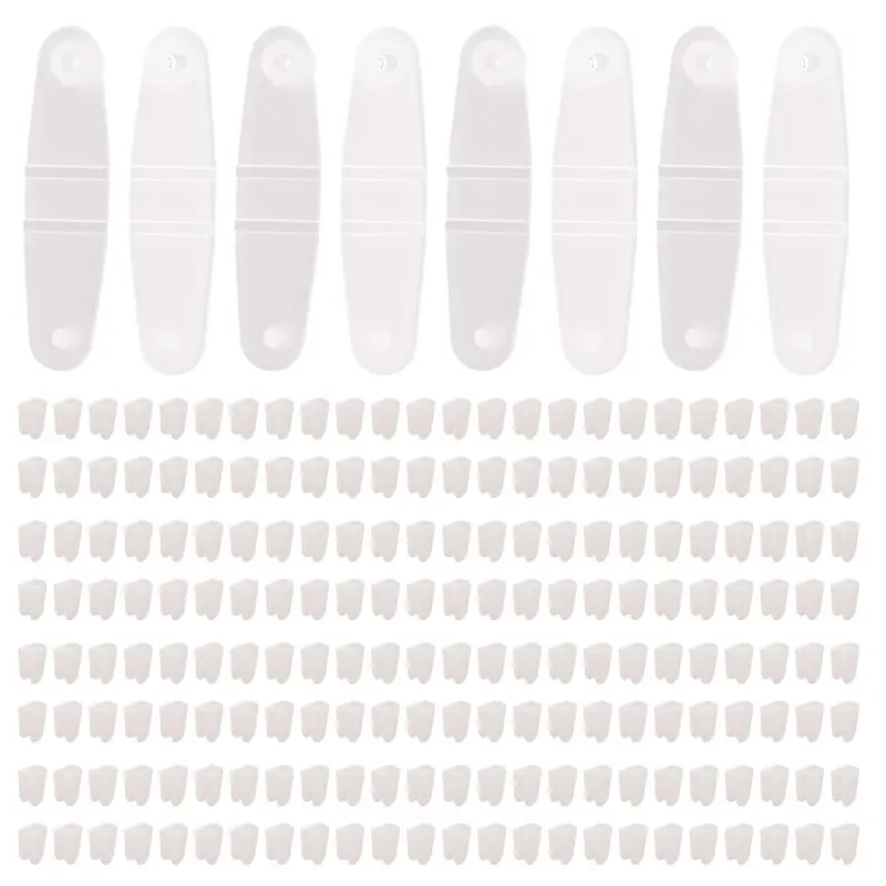 A93Z 200 Pcs Plastic Keychain Clips, Acrylic Keychain Connector, Clear Keychain Clips For Crafts, Keychain Attachment