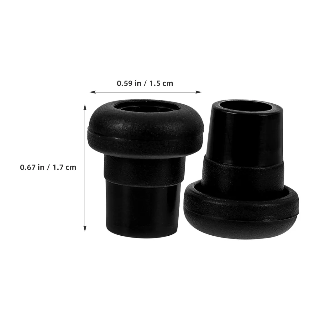 20 قطعة ملحقات آلة كرة القدم للطاولة أغطية قضيب كرة القدم البلاستيكية قطع غيار واقيات طرف النهاية لطاولة كرة القدم