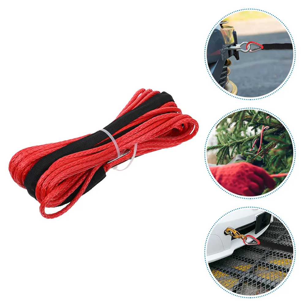 

Heavy Duty Tow Strap Rope Thickened Durable Vehicle Towing For Car Truck Trailer Corrosion Resistant High Strength Recovery Rope