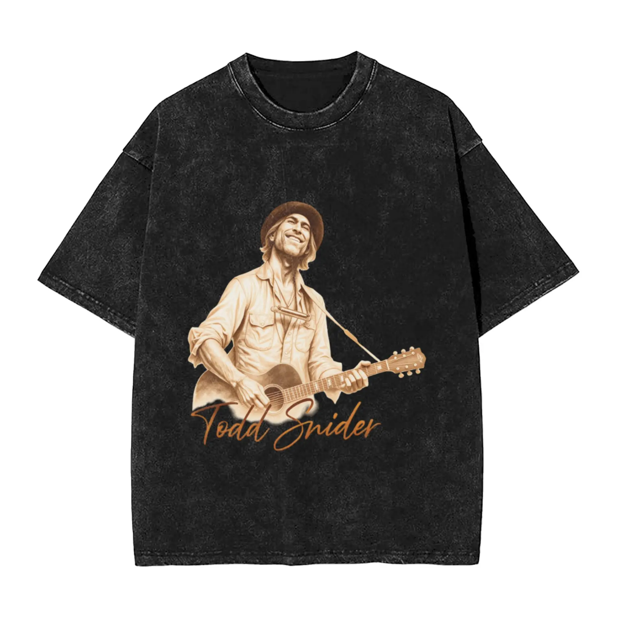 Todd Snider  T-Shirt Men  Novelty 100% Cotton Tees Crew Neck Short Sleeve T Shirts Plus Size Tops