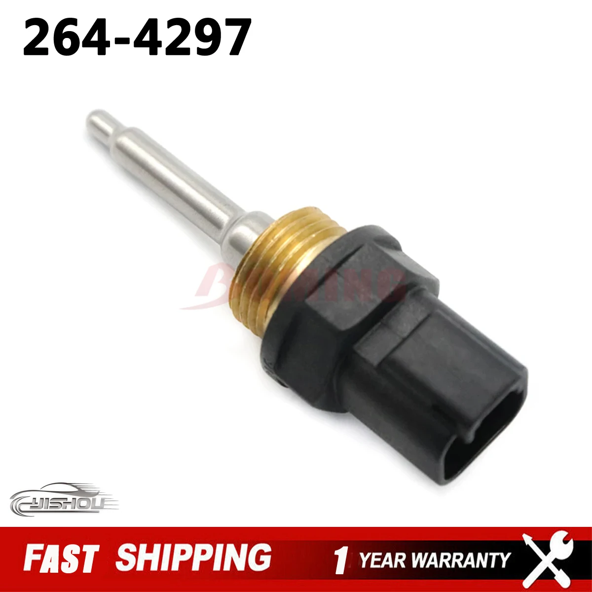 264-4297 Car Heavy Duty Water Temperature Temp Sensor Fit For Caterpillar CAT AP-1055D AP-755 AP-1000D BG-2455D 725 730 735 740