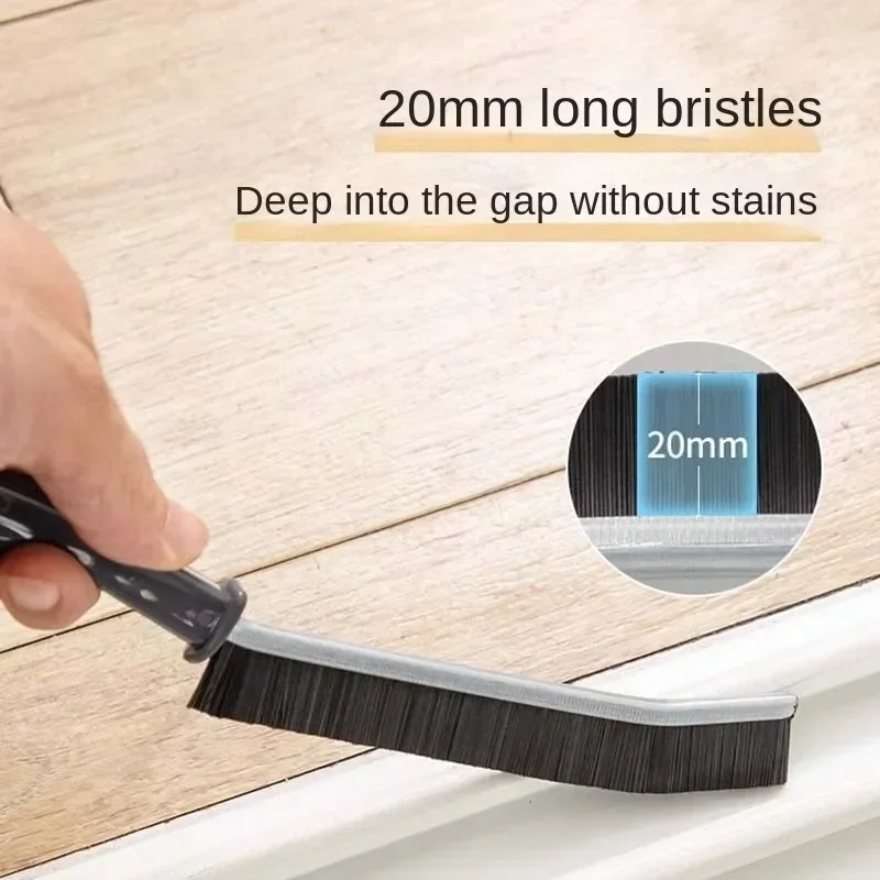 Kitchen Wall Crack Long Strip Brush Multifunctional Brush Dead Corner Window Stiff Brush Bathroom Wall Crack Cleaning Brushs