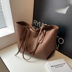 Bolso de hombro de diseñador de marca de lujo para mujer, bolso de mano de gran capacidad, monederos Vintage, bolsas de viaje para compras, 2024