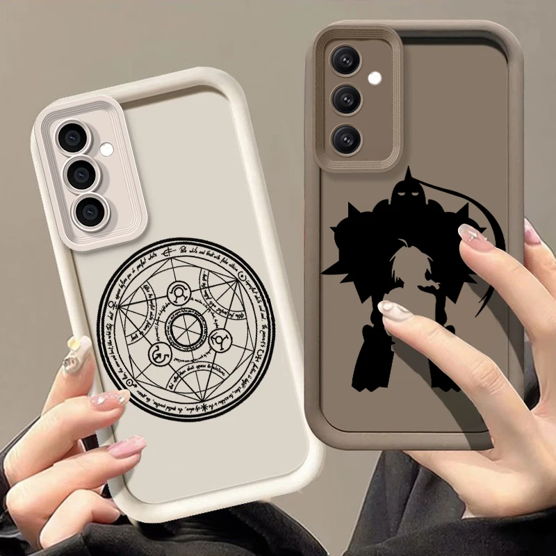 Fullmetal Alchemist Fashion For Samsung Galaxy S24 S23 S22 S21 S20 Ultra Plus FE A52 A53 A54 A71 Eye Ladder Phone Case