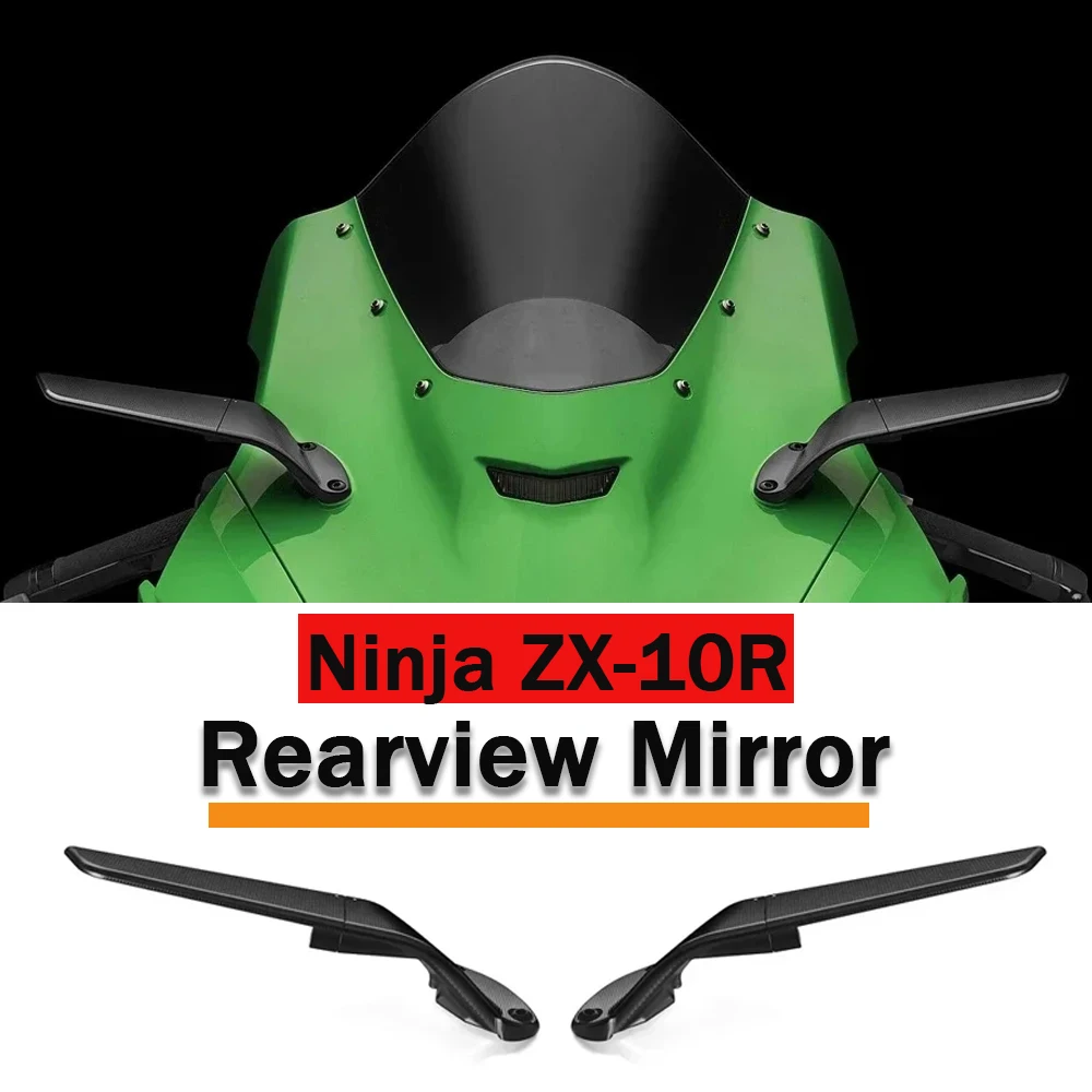 

For Kawasaki Ninja ZX-10R 2021-2024 ZX10-RR 2021-2023 ZX 10R SE 2019 2020 Motorcycle Rearview Mirror Sports Winglets Mirror Kits