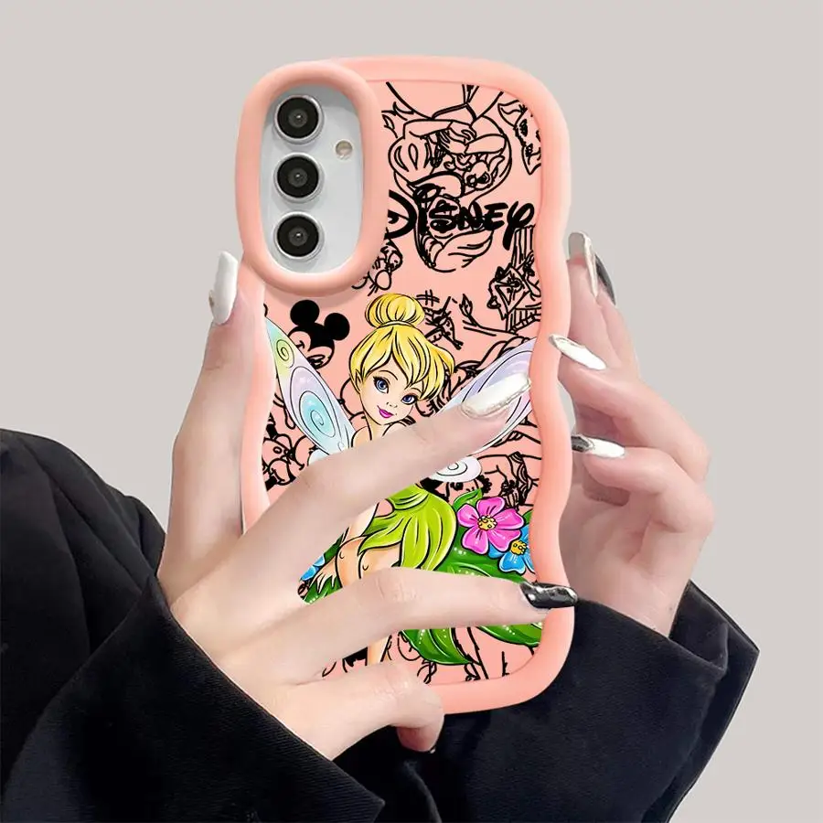 สําหรับ Samsung Galaxy A03 A20 A50 A51 A54 A02 A05 A04 A06 A55 A56 A73 ฝาครอบโทรศัพท์นุ่ม Disney Princess