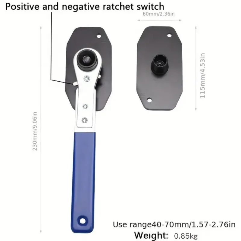 Compressor Brake Wrench Brake Piston Compressor Wrench For Lossless Reset Of Brake Piston Brake Caliper Press Tool