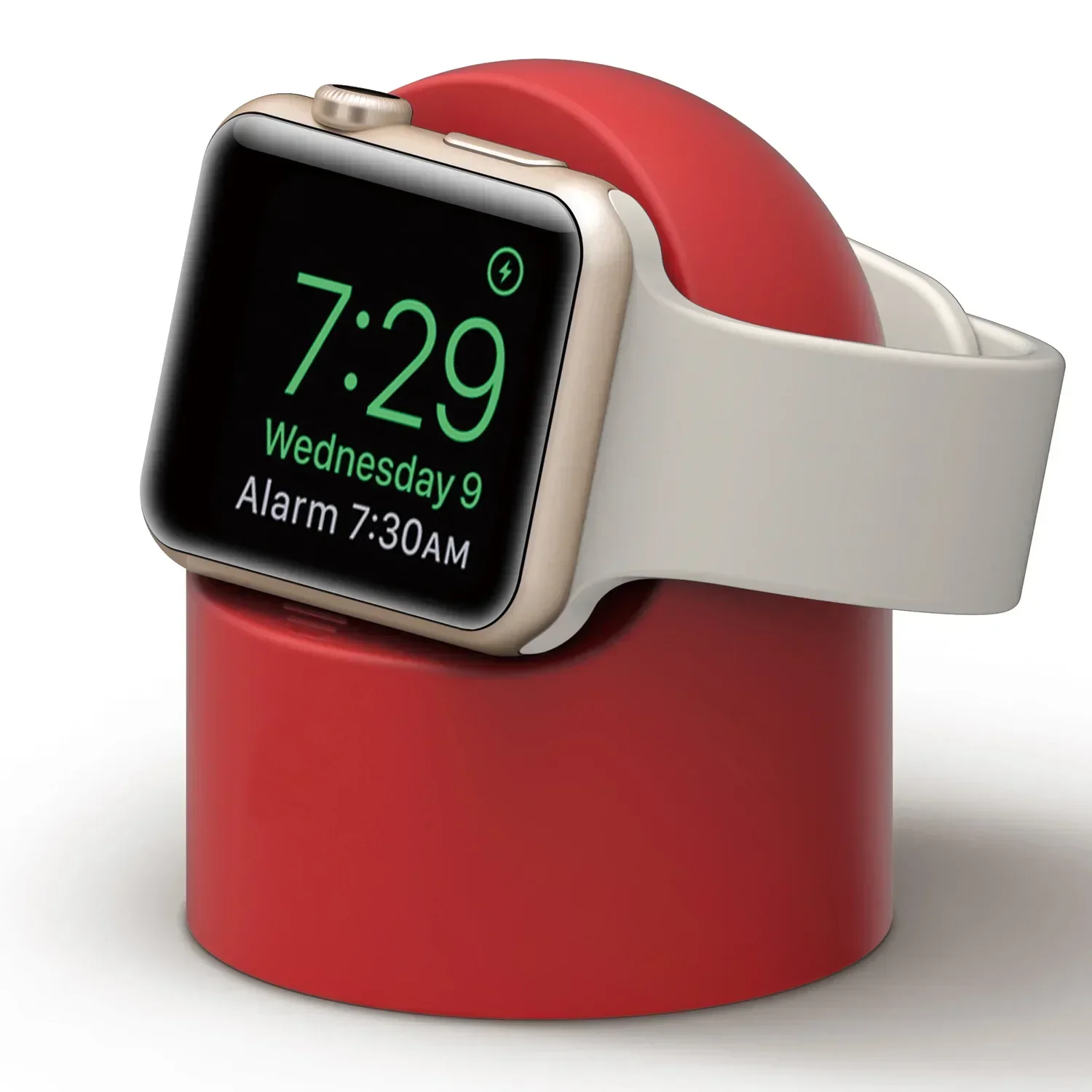 Für Apple Watch Serie 11 10 9 8 7 6 5 SE Ultra 3 2 1 Ladegerät Dock Station Silikon Halterung Iwatch Kabel Halter Ladegerät Stehen