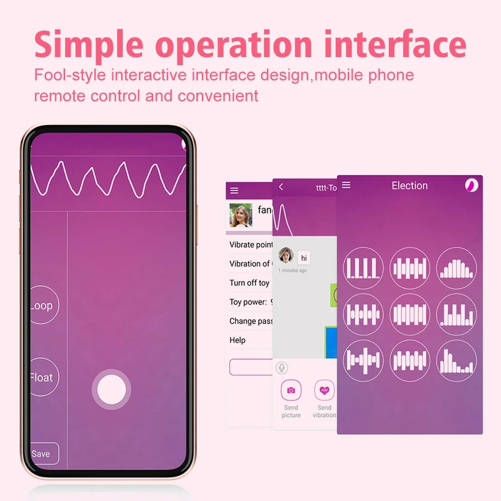 Sex toy vaginal G-spot vibrator Wireless vibrator Love Egg vibrator Wearable Bluetooth APP control adult women