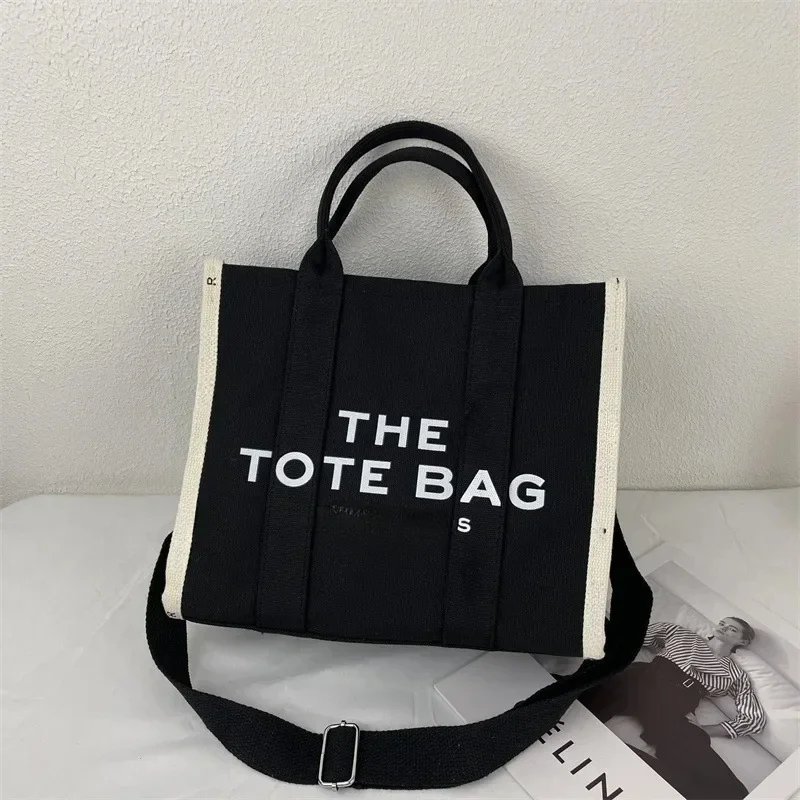 Hot Classic best-selling canvas bag women bag spring printed tote bag fashionable large capacity single shoulder crossbody bag