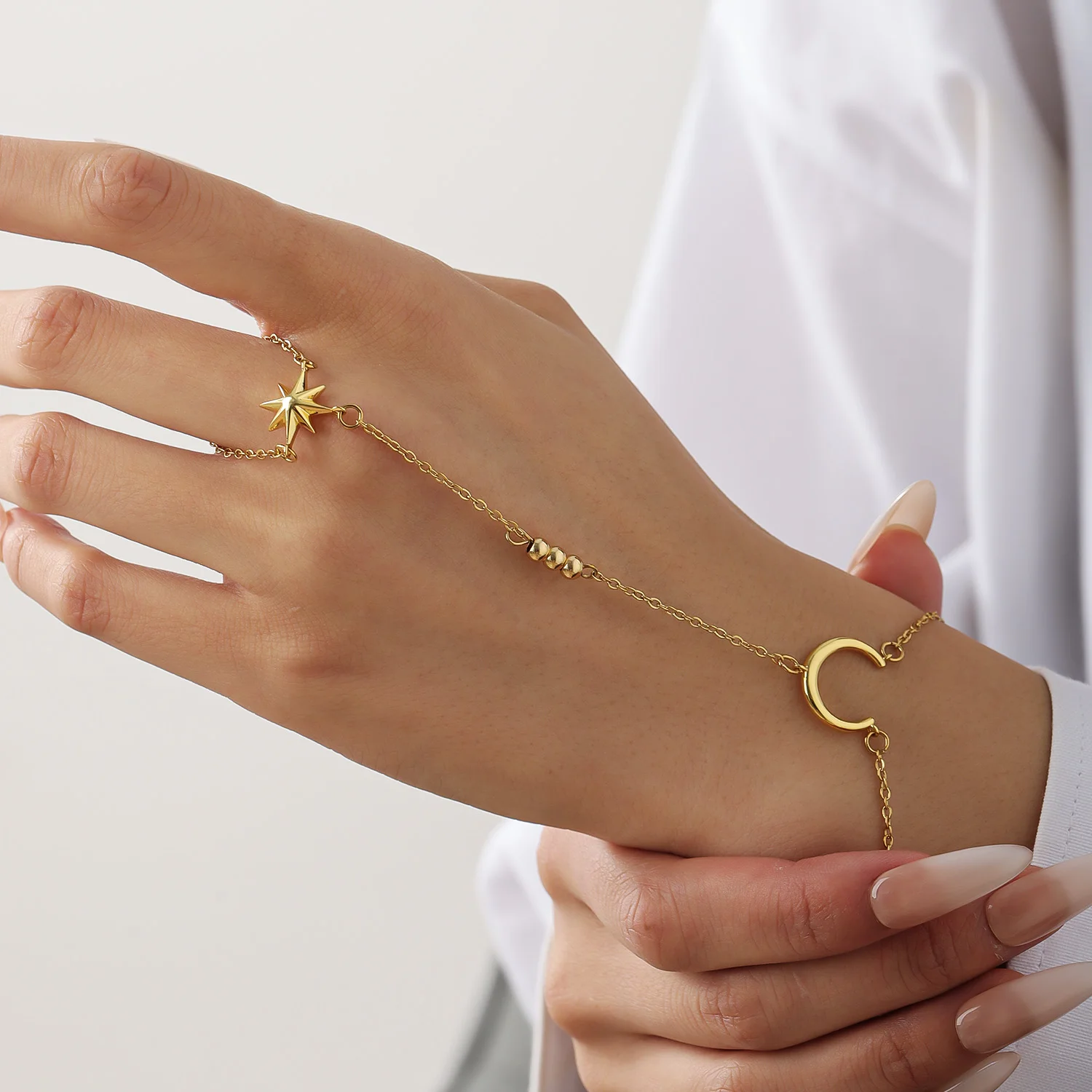 Stainless Steel Moon Mango Bracelet The Material Is Not Easy To Deform And Fade Bulk Ordering Is Available LOGO PACKAGING