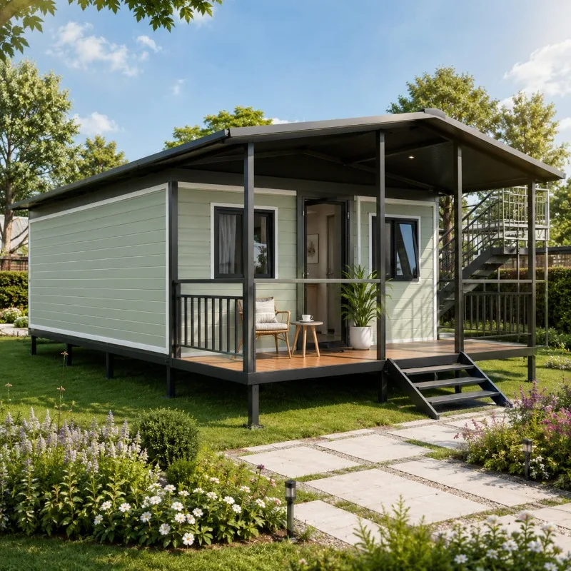 Expandable Folding Container Unit Prefab House for Camp Living Site Office and Backyard Studio Customized