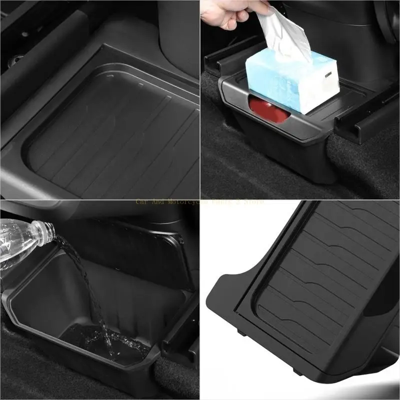 

Антислипная задняя консольная хранение раствор антислипная крышка и практическая автомобильная банка