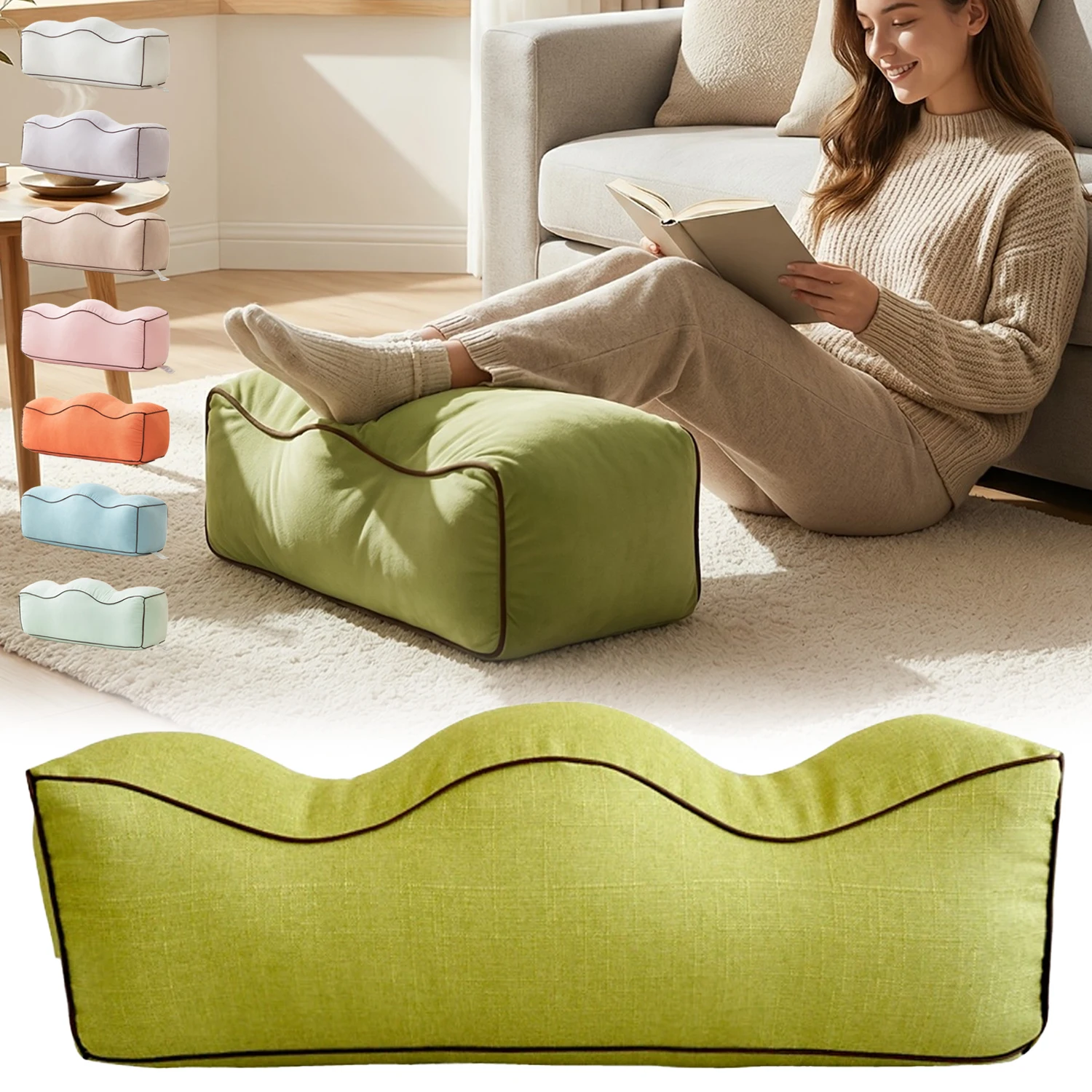 

1PC Pregnant Women's Foot-raising Leg Pillow Lumbar Support Cushion Relief Waist Pain Leg Cushion for Bed, Sofa, Lounge Chairs