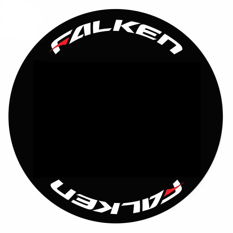 FALKEN-타이어용 3D 글자 스티커, 자동차 스타일링, 멋진 자동 장식, 오토바이 타이어, PVC 접착제 스티커, 방수, 흰색