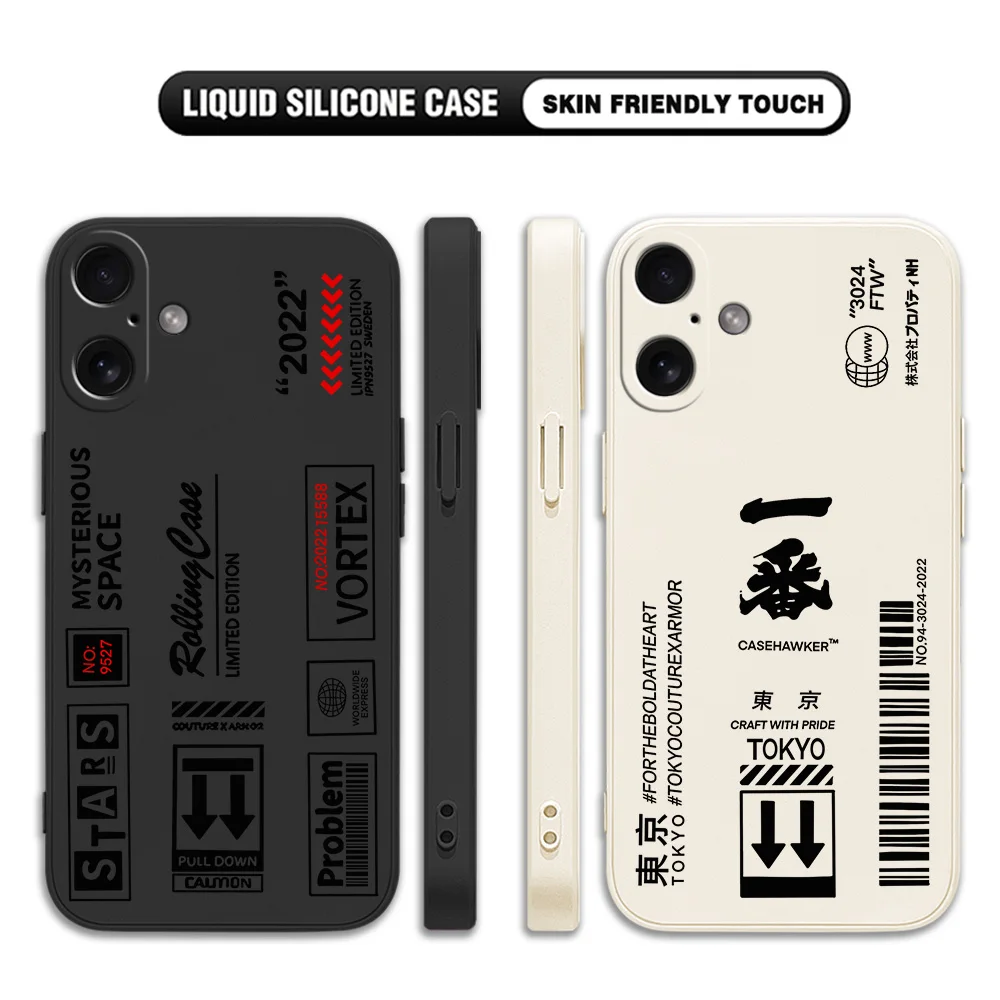 Fashion street Skinarma QR Code Phone Case For Oppo Reno10 Reno8 Reno7 Reno6 Reno5 Reno2 Z T F Pro Plus 4G 5G Soft Back Cover