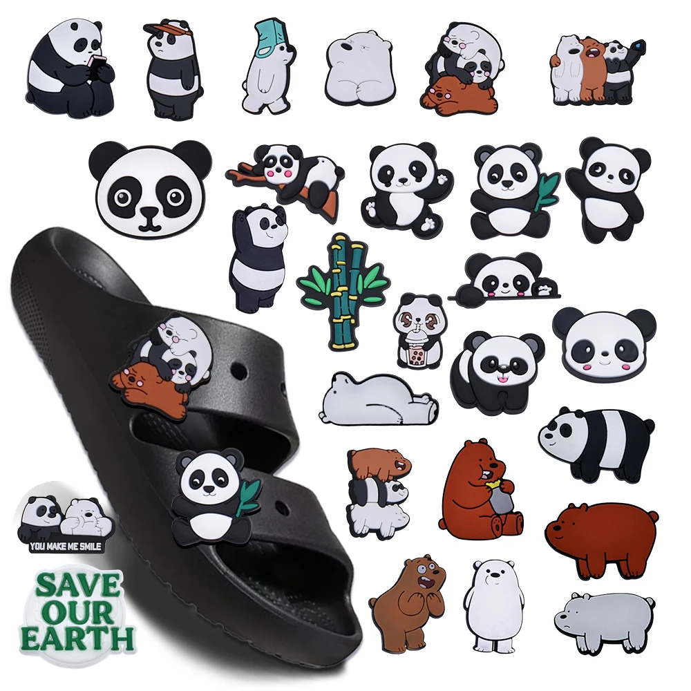 

Disney Panda Kung Fu Cartoon 9-20PCS Shoe Charms Garden Shoe Accessories Buckle Fit Clogs Decaration Sandals Decorate Xmas Gift