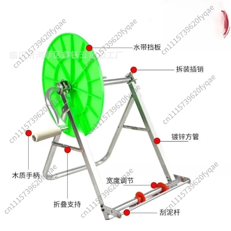 Floor-to-ceiling hose rewinder, watering artifact, pipe retractor, storage rack, agricultural hand crank
