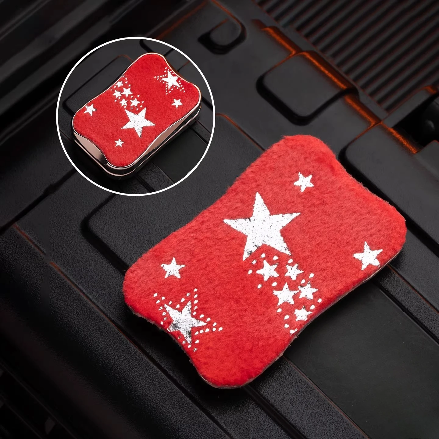 ZHXS EDC Quicksand Plush Surface Cover EDC Winter Limited Edition Patch Stress Relief Toy