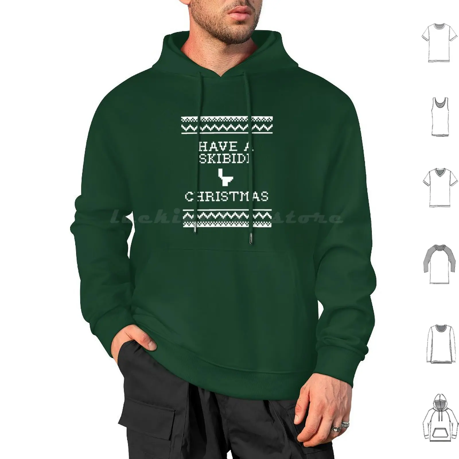 Have A Skibidi Christmas-Skibidi Toilet Christmas Shirt Hoodies Long Sleeve Skibidi Toilet Meme Funny Toilet Humor