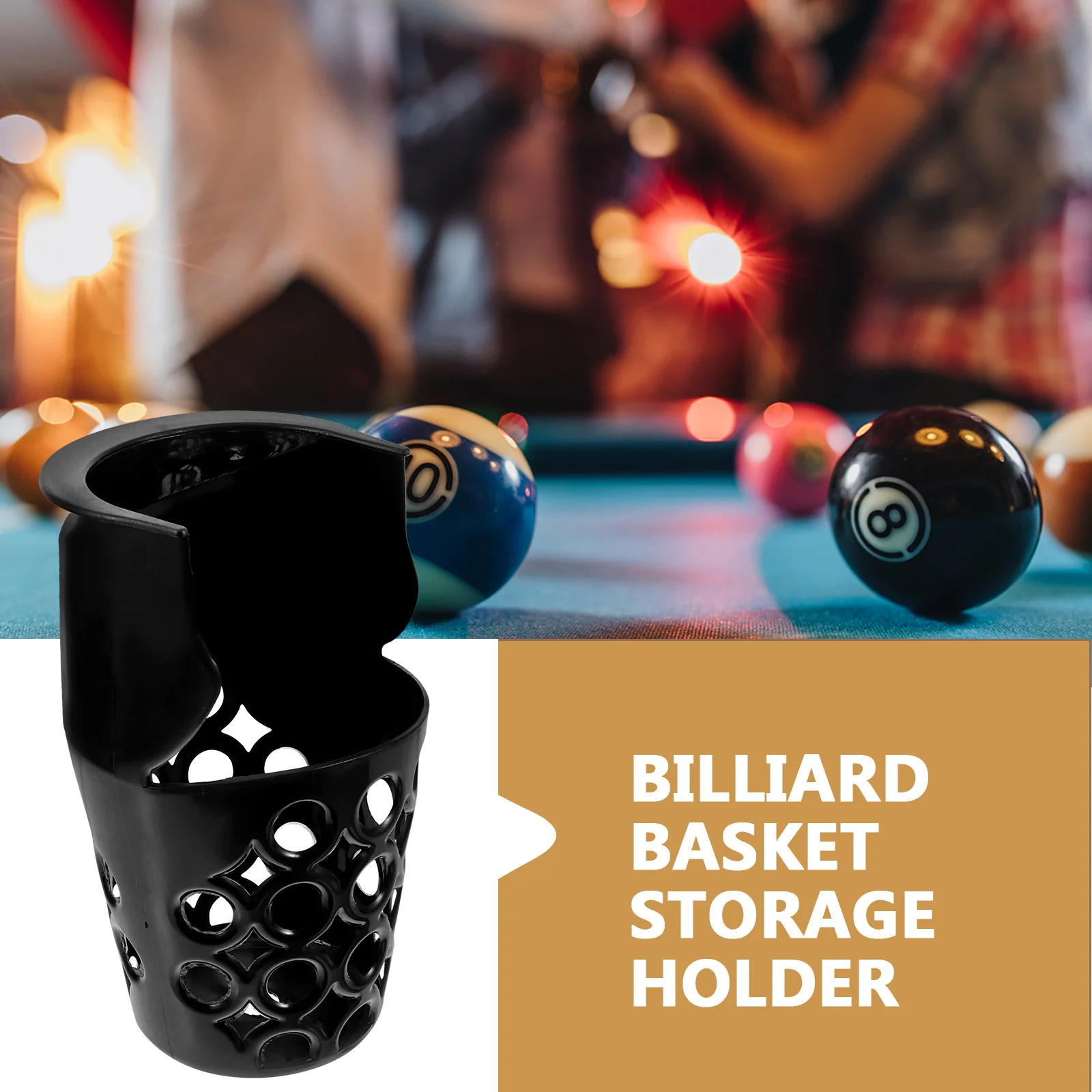 

Durable Billiard Basket Plastic PP Drop Ball Holder Table Accessories Plastic Billiard Basket Pool Sports Entertainment