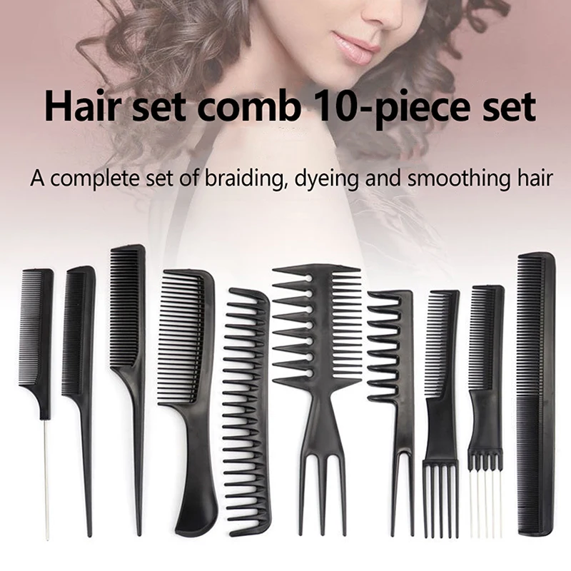 

Barber Hairdressing Combs Multifunction Hair Detangler Comb Anti-static Haircare Hairstyling Tool Set Stylist Accessories