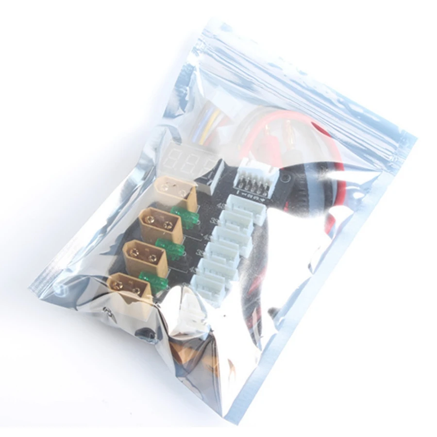A92Z 4CH Parallel Charging Board XT60 Banana Plug Connector For ISDT D2 Q6 SC-608 SC-620 Imax B6 Charger Lipo Battery Charging