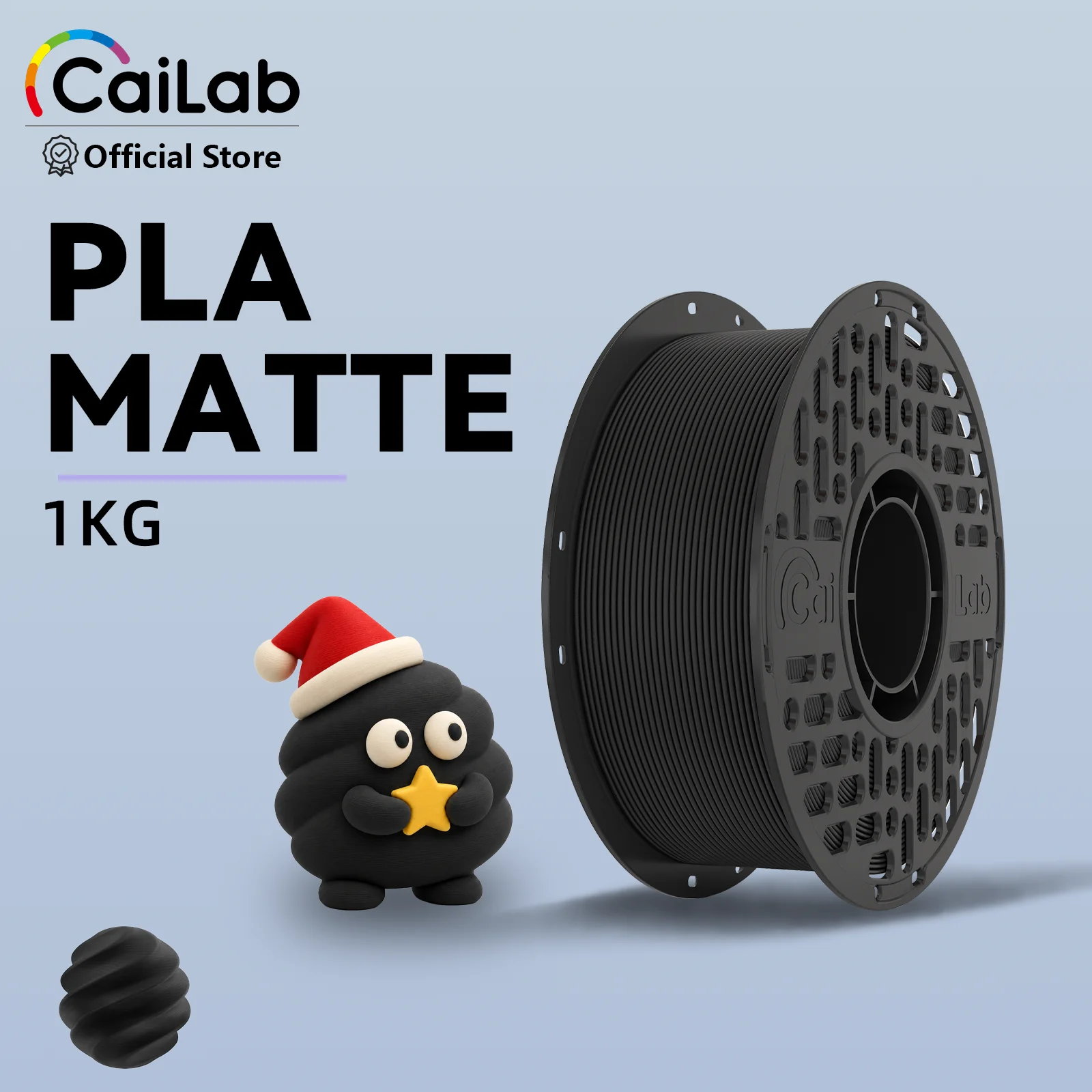 Cailab Matte PLA 3D Printer Filament 1kg 1.75mm High Quality Printing Material For Miniatures Models DIY Crafts Home Decor Gifts