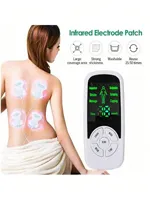 EMS Electric Muscle Therapy Stimulator Tens Unit Machine Meridian Physiotherapy Pulse Abdominal Prostate Body Massager